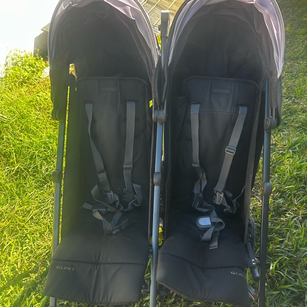 UPPAbaby G-Link Black Double Stroller